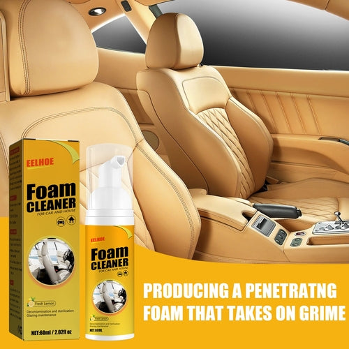 Multi-Purpose Foam Cleaner, Leather Seat Foam Head Cleaner Car