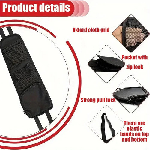 1pcs Car Seat Back Hanging Bag Oxford Cloth Waterproof Thermal Pressur