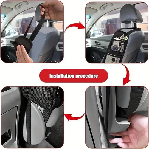 1pcs Car Seat Back Hanging Bag Oxford Cloth Waterproof Thermal Pressur